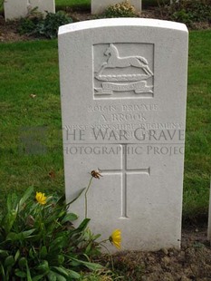 LA LAITERIE MILITARY CEMETERY - BROOK, A