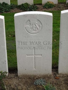 LA LAITERIE MILITARY CEMETERY - BRYANS, J