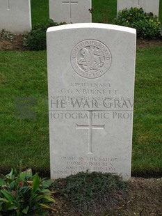 LA LAITERIE MILITARY CEMETERY - BURNETT, CHARLES GUY ARBOUIN