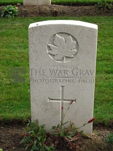 LA LAITERIE MILITARY CEMETERY - BURNS, J