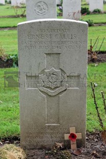 LA LAITERIE MILITARY CEMETERY - CALLIS, ERNEST