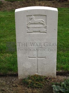 LA LAITERIE MILITARY CEMETERY - CAULKIN, ALFRED