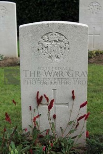 LA LAITERIE MILITARY CEMETERY - COOKSON, W