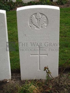 LA LAITERIE MILITARY CEMETERY - COOPER, J W
