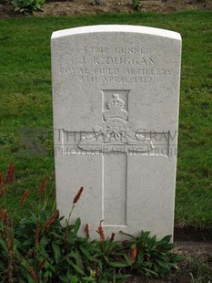 LA LAITERIE MILITARY CEMETERY - DUGGAN, J R