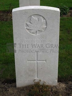LA LAITERIE MILITARY CEMETERY - FERGUSON, HARRY WENSLEY