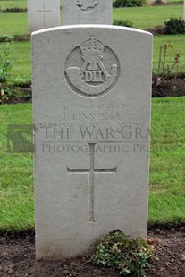 LA LAITERIE MILITARY CEMETERY - FINNERTY, J