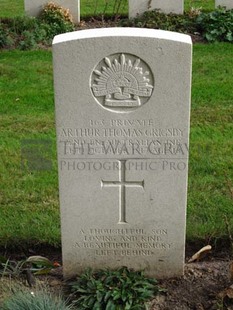 LA LAITERIE MILITARY CEMETERY - GRIGSBY, ARTHUR THOMAS