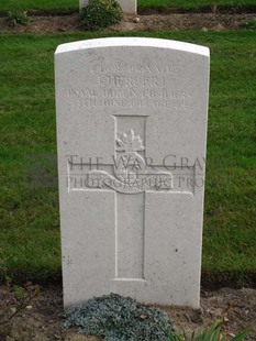 LA LAITERIE MILITARY CEMETERY - HERBERT, J