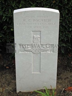 LA LAITERIE MILITARY CEMETERY - HOGARTH, WILLIAM CLAYTON
