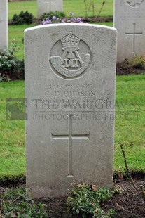LA LAITERIE MILITARY CEMETERY - HUDSON, C F