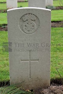 LA LAITERIE MILITARY CEMETERY - HUGHES, J L