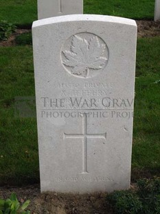 LA LAITERIE MILITARY CEMETERY - JEFFERY, AMOS