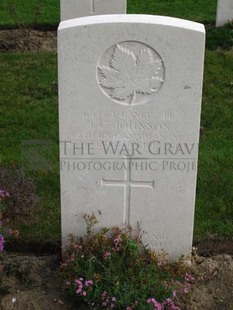 LA LAITERIE MILITARY CEMETERY - JOHNSON, JOHN CLAYTON