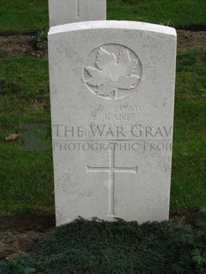 LA LAITERIE MILITARY CEMETERY - KANE, L