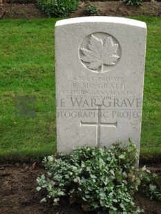 LA LAITERIE MILITARY CEMETERY - McGRATH, R