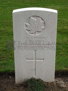 LA LAITERIE MILITARY CEMETERY - McINNIS, J