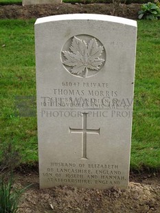 LA LAITERIE MILITARY CEMETERY - MORRIS, THOMAS