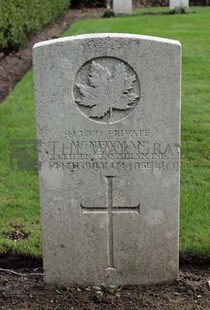 LA LAITERIE MILITARY CEMETERY - NEWMAN, W