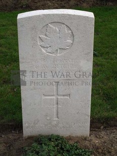LA LAITERIE MILITARY CEMETERY - RITCHIE, C W