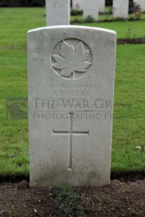 LA LAITERIE MILITARY CEMETERY - ROGERS, A
