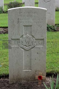 LA LAITERIE MILITARY CEMETERY - ROSS, JOHN HAROLD