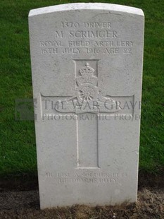 LA LAITERIE MILITARY CEMETERY - SCRIMGER, MATTHEW
