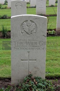 LA LAITERIE MILITARY CEMETERY - SPENCER, HERBERT