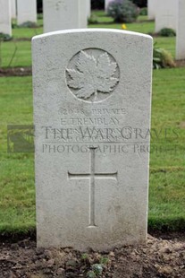 LA LAITERIE MILITARY CEMETERY - TREMBLAY, E