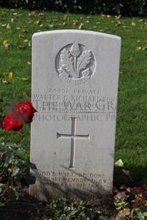 BERKS CEMETERY EXTENSION - RICHARDSON, WALTER GARDNER