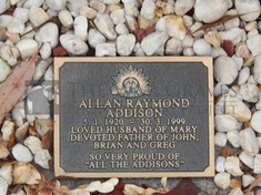 ROOKWOOD NECROPOLIS, SYDNEY - ADDISON, ALLAN RAYMOND
