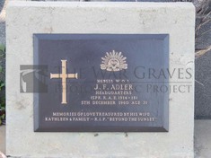 ROOKWOOD NECROPOLIS, SYDNEY - ADLER, JOHN FREDERICK
