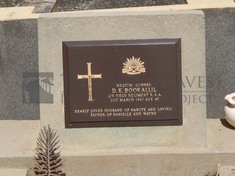 ROOKWOOD NECROPOLIS, SYDNEY - BOOKALLIL, DOUGLAS KERSEY