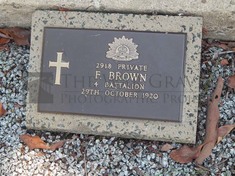 ROOKWOOD NECROPOLIS, SYDNEY - BROWN, FRANK