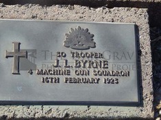 ROOKWOOD NECROPOLIS, SYDNEY - BYRNE, JOHN LEO