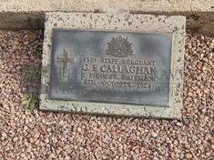 ROOKWOOD NECROPOLIS, SYDNEY - CALLAGHAN, GEORGE FRANCIS