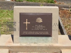 ROOKWOOD NECROPOLIS, SYDNEY - CAMPBELL, HUBERT CHARLES