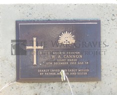 ROOKWOOD NECROPOLIS, SYDNEY - CANNON, WILFRED ALLAN