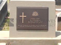 ROOKWOOD NECROPOLIS, SYDNEY - CARROLL, ROYSTON PATRICK