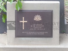 ROOKWOOD NECROPOLIS, SYDNEY - CONROY, GEORGE WILLIAM