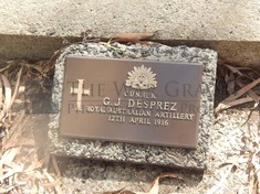 ROOKWOOD NECROPOLIS, SYDNEY - DESPREZ, GODFREY JOSEPH