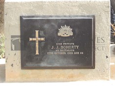 ROOKWOOD NECROPOLIS, SYDNEY - DOHERTY, JAMES JOSEPH