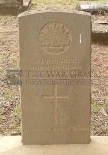 ROOKWOOD NECROPOLIS, SYDNEY - DOOLAN, JOHN