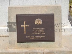 ROOKWOOD NECROPOLIS, SYDNEY - EMERSON, LESLIE VICTOR