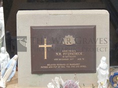 ROOKWOOD NECROPOLIS, SYDNEY - FITZPATRICK, REGINALD NORMAN