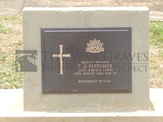 ROOKWOOD NECROPOLIS, SYDNEY - FLETCHER, THOMAS JAMES