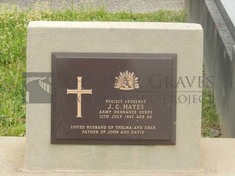 ROOKWOOD NECROPOLIS, SYDNEY - HAYES, JOHN COLIN 