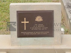 ROOKWOOD NECROPOLIS, SYDNEY - HAYES, JOHN JAMES