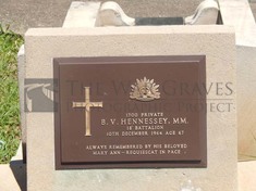 ROOKWOOD NECROPOLIS, SYDNEY - HENNESSEY, BERNARD VINCENT