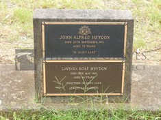 ROOKWOOD NECROPOLIS, SYDNEY - HEYDON, JOHN ALFRED